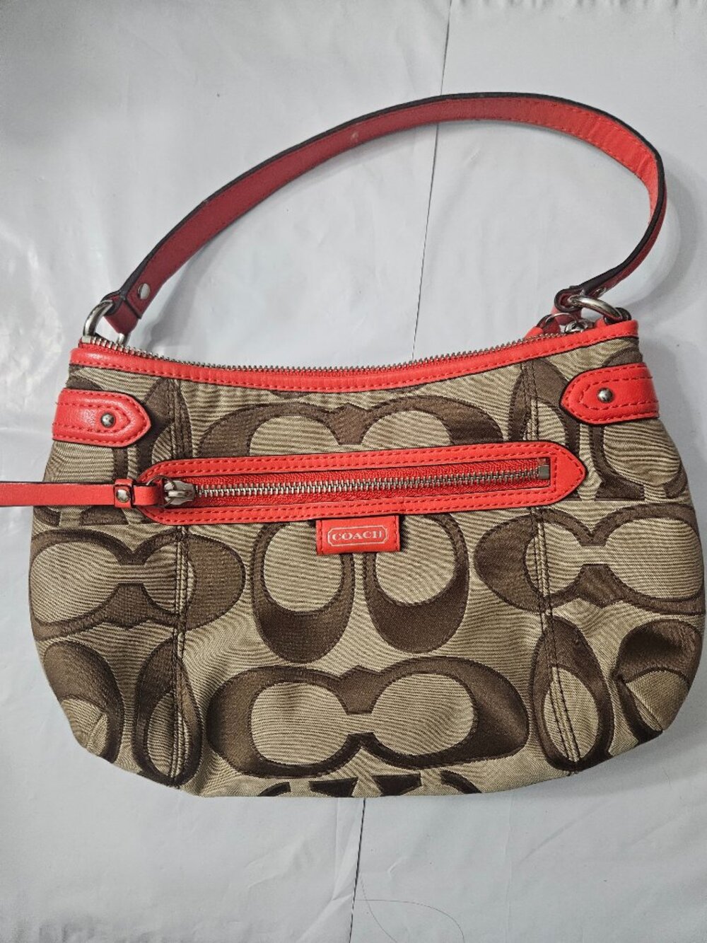 Coach Daisy Signature canvas hobo bag F24063